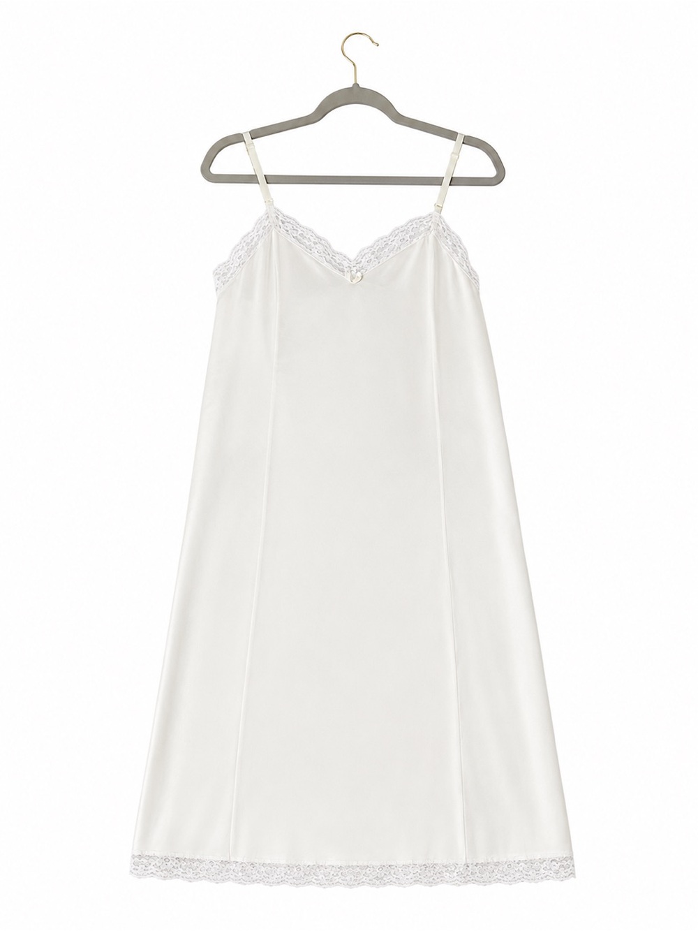 Vintage Velrose Full Slip Dress Made in USA Size M/L